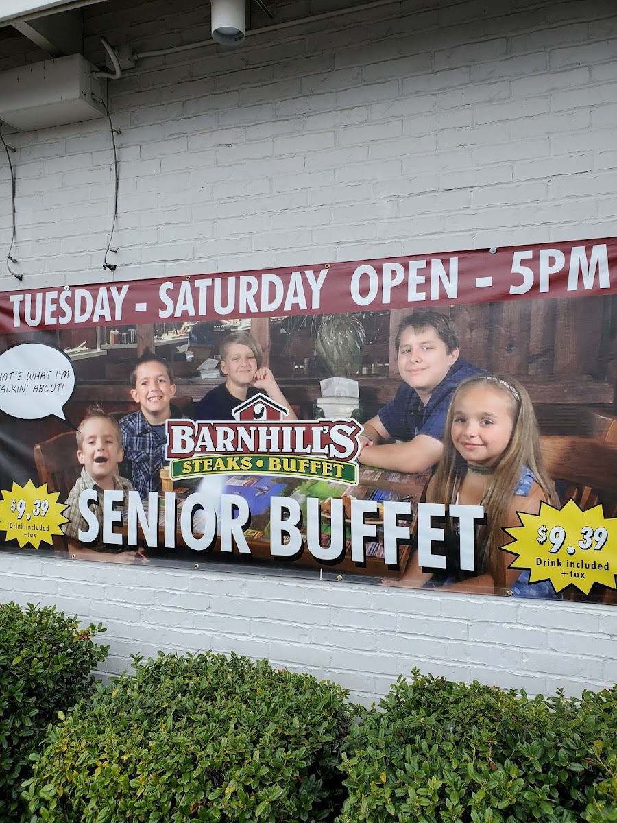 Menu Barnhill's Steaks And Buffet-5